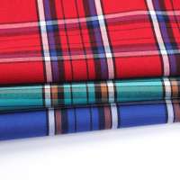 laslest low moq  fancy  cotton yarn dyed check shirt cloth for men's wear